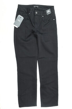 Silver Jeans Co AVERY Jeans Womens 29x29 Black Curvy Fit High Rise Straight Leg